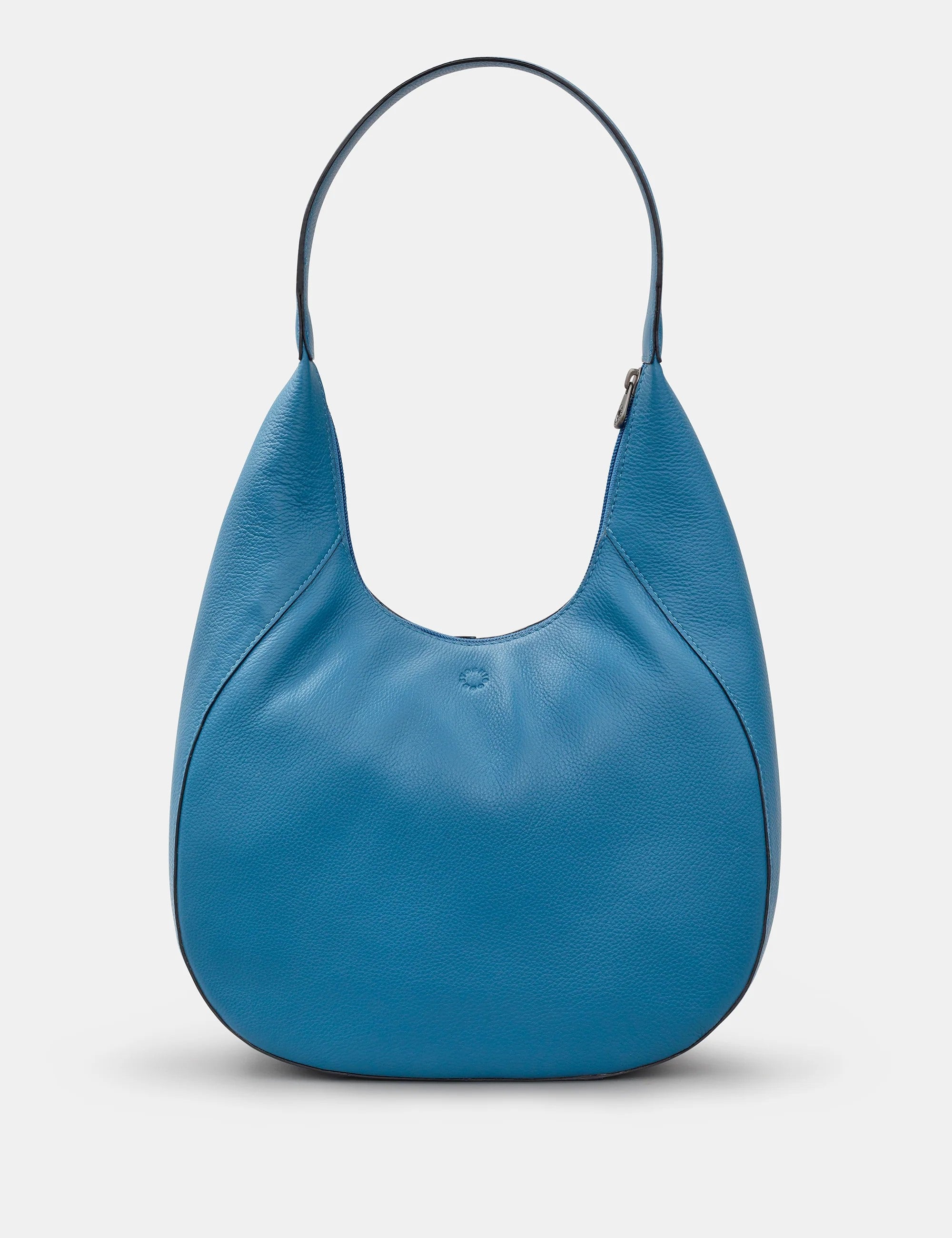 Bromley Leather Shoulder Bag - Petrol Blue