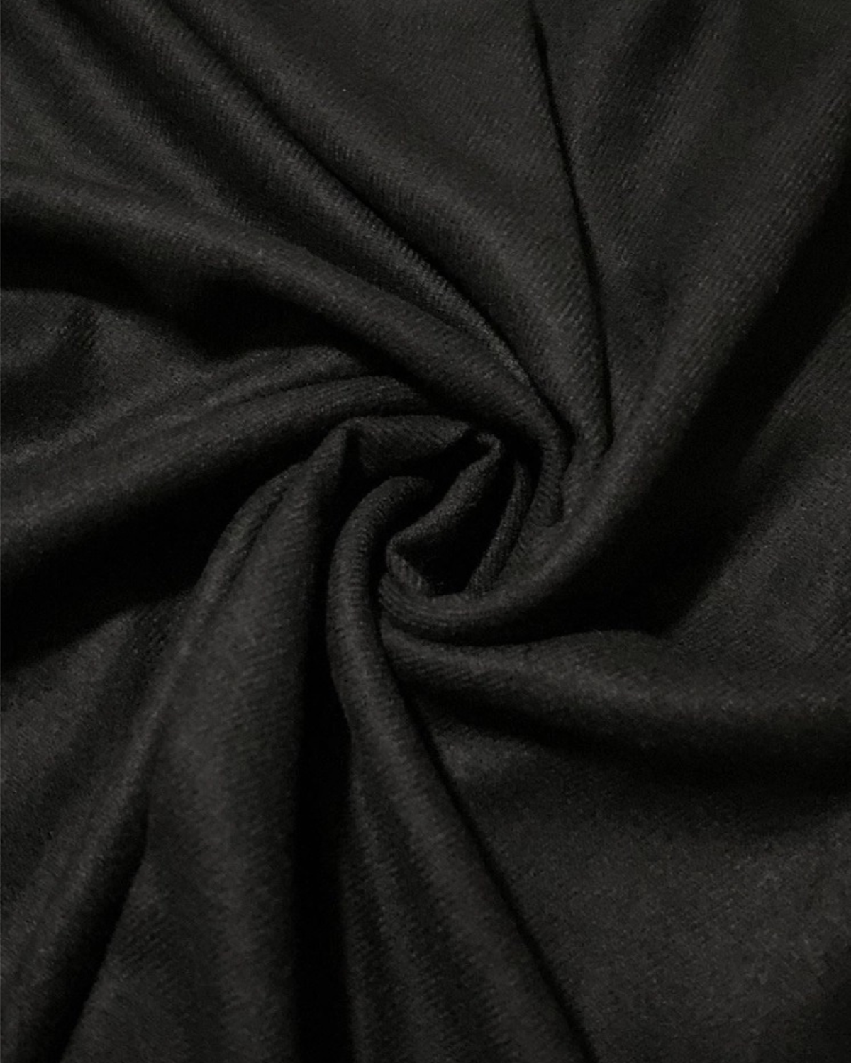 Super Soft Plain Pashmina Tassel Scarf - Black