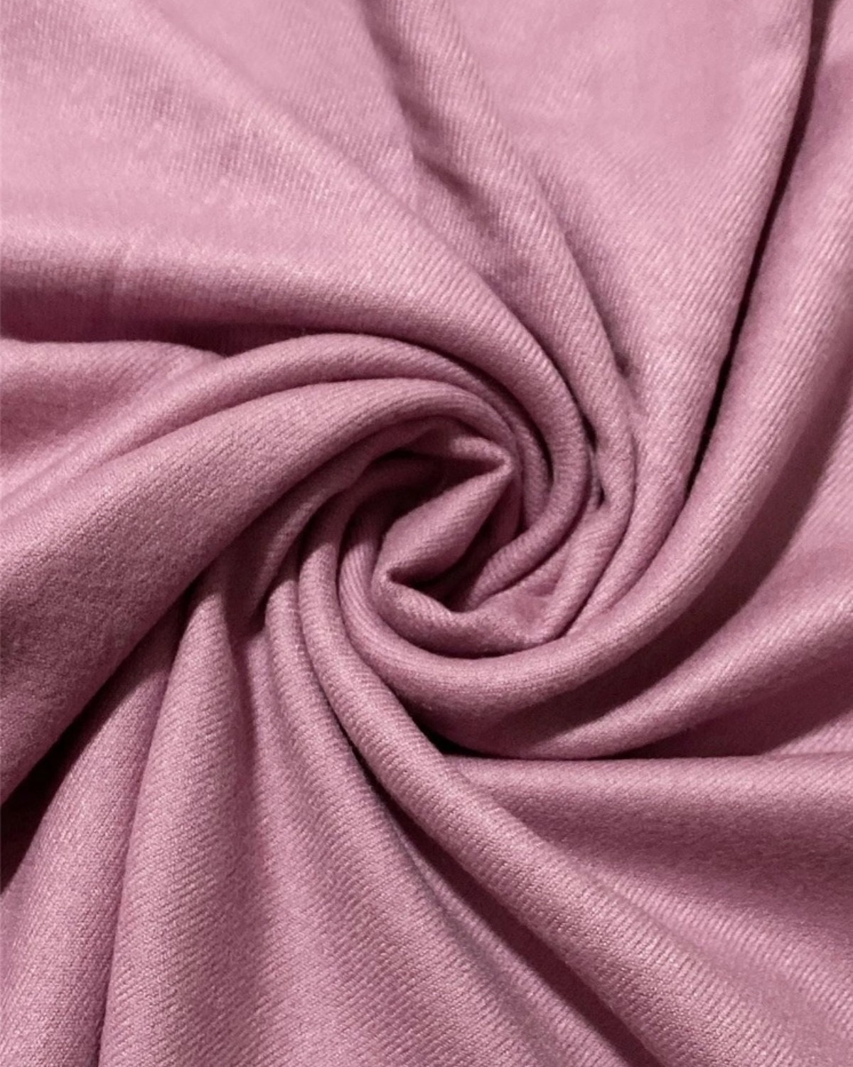 Super Soft Plain Pashmina Tassel Scarf - Dusty Pink