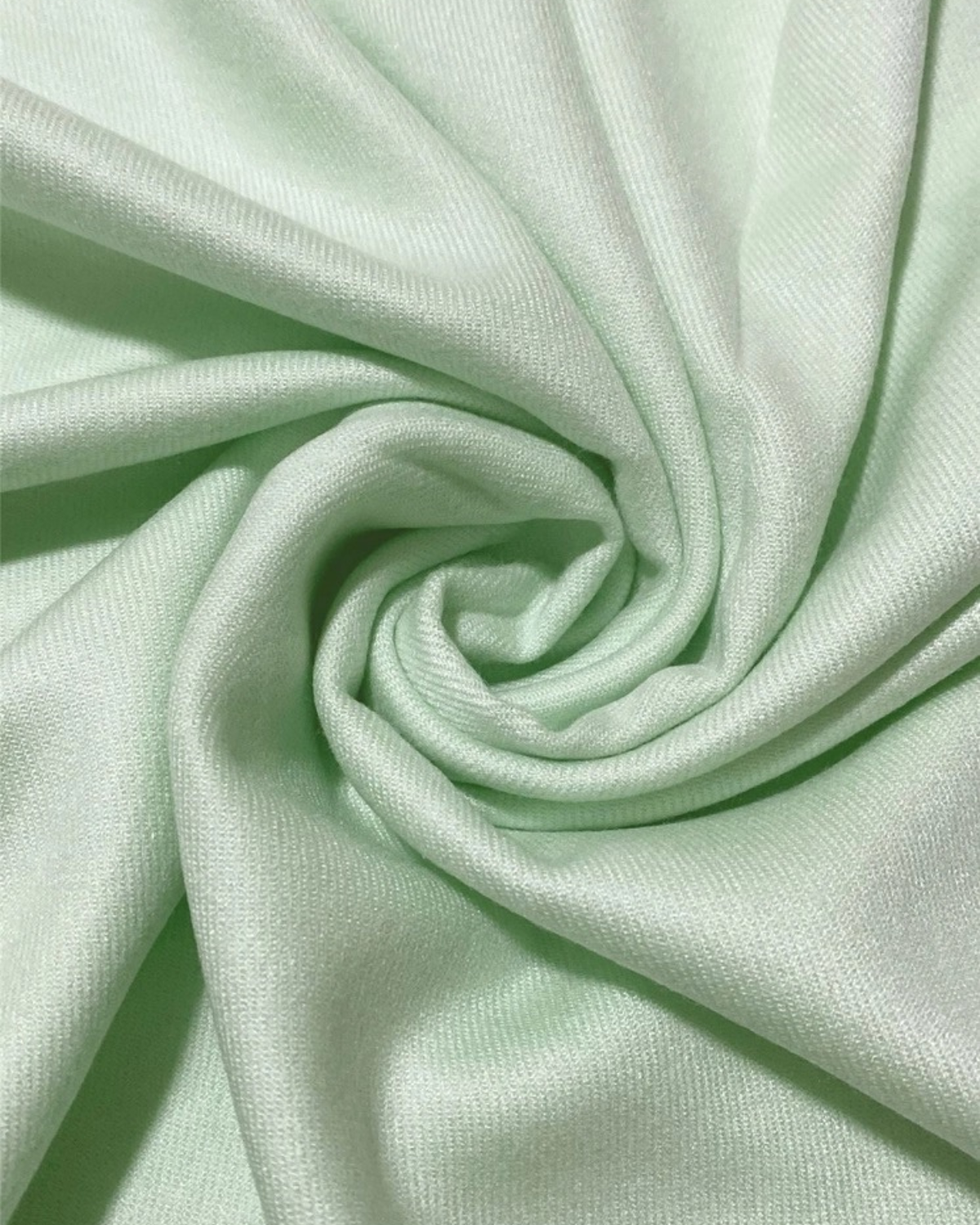 Super Soft Plain Pashmina Tassel Scarf - Mint Green