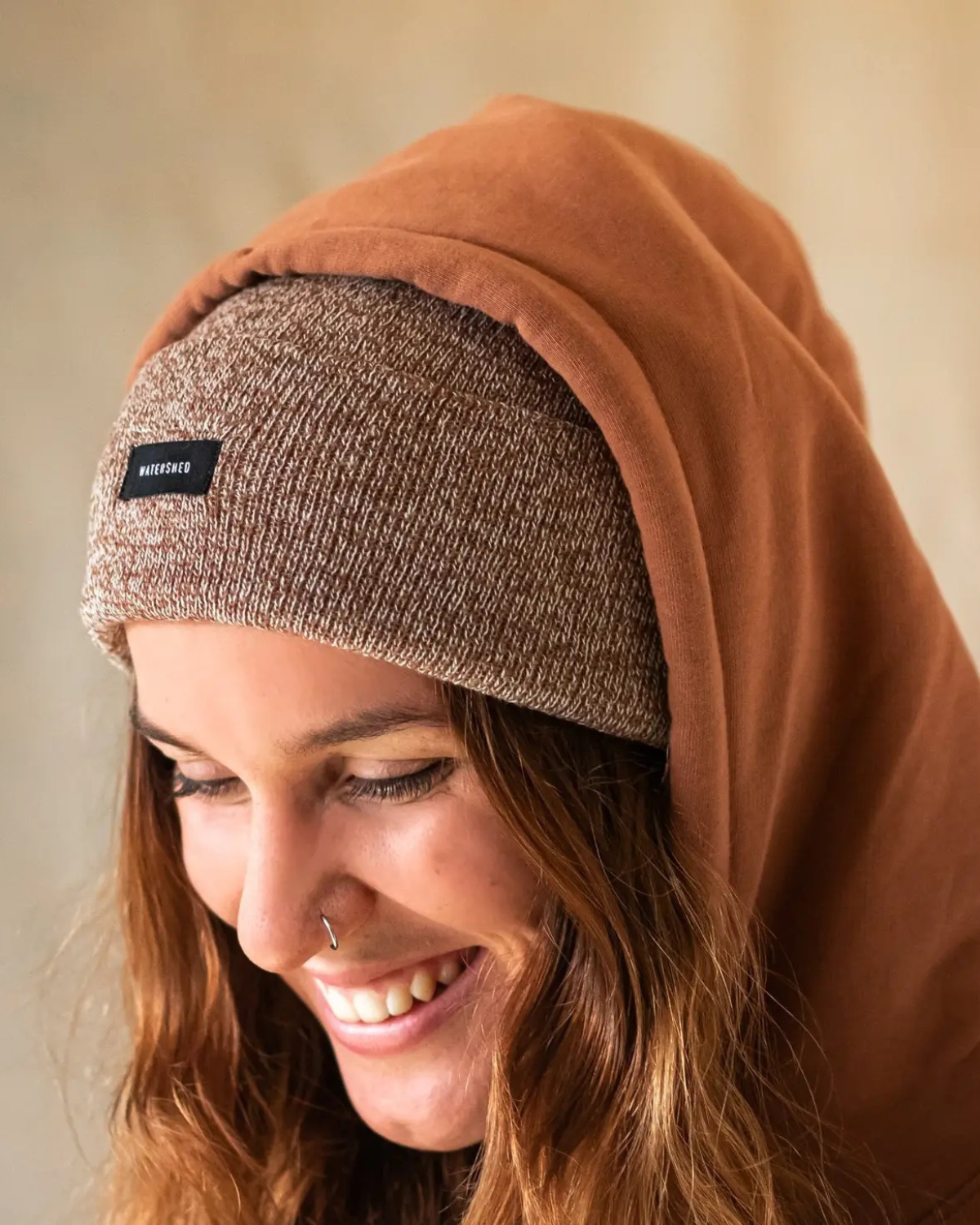 Watershed Issue Beanie - Tan Marl