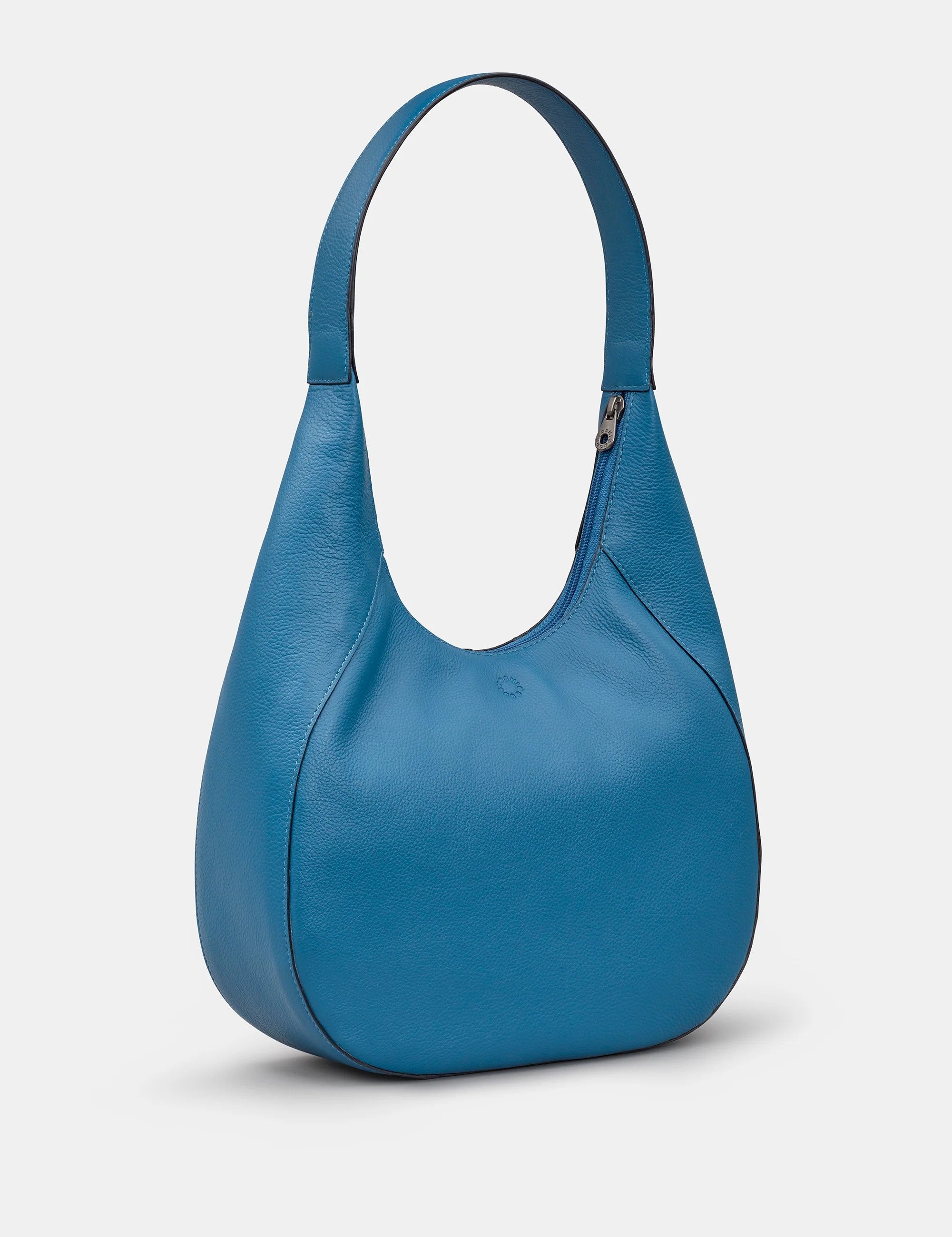Bromley Leather Shoulder Bag - Petrol Blue