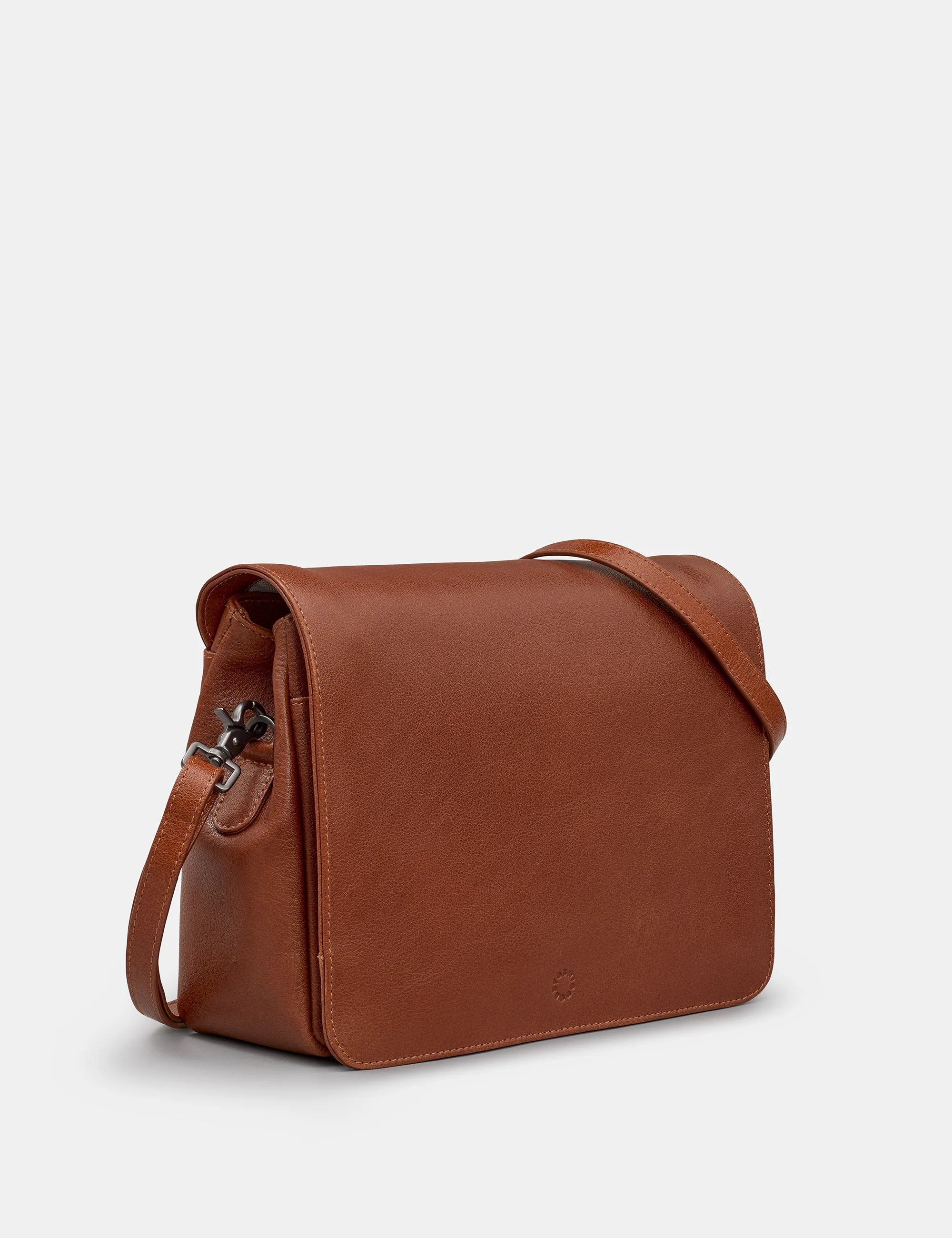 Bexley Leather Flap Over Bag - Brown