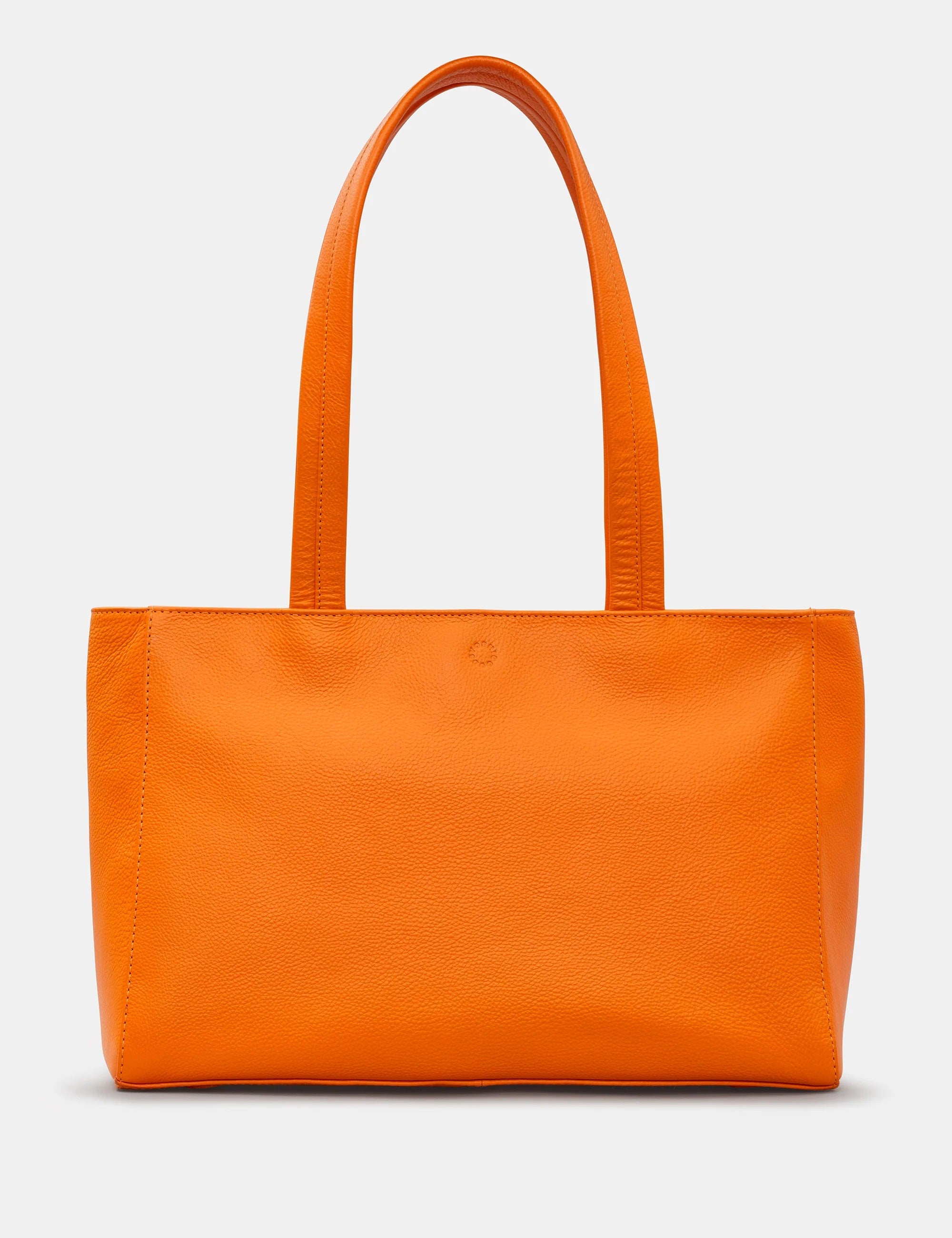 Harrington Leather Shoulder Bag - Orange