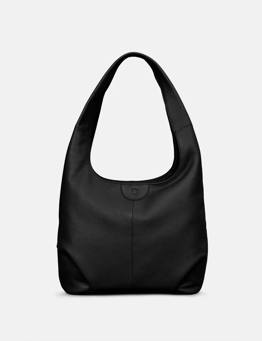 Meehan Leather Shoulder Bag - Black