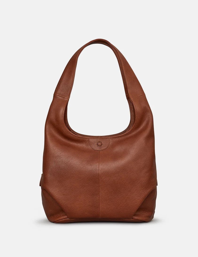 Meehan Leather Shoulder Bag - Brown