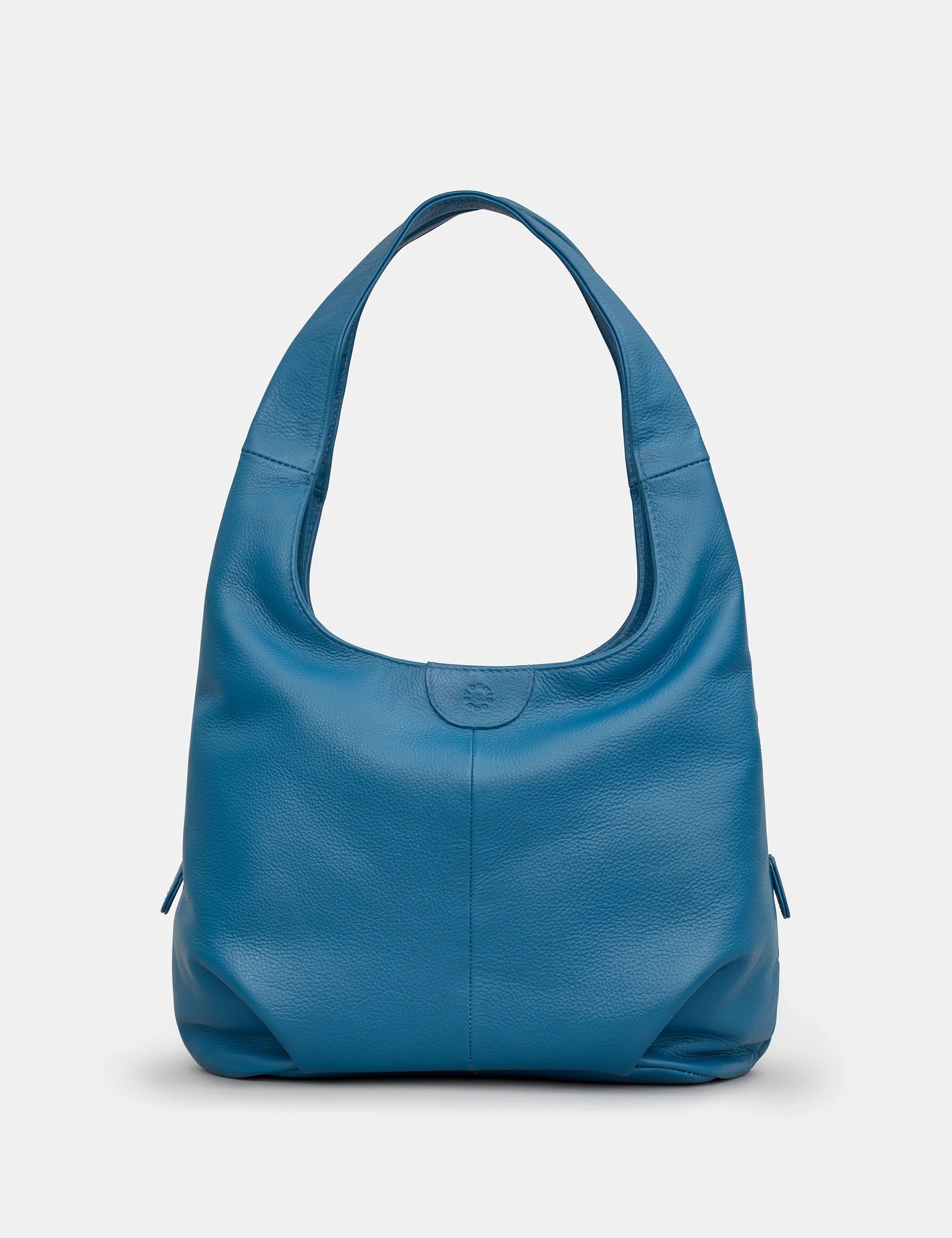 Meehan Leather Shoulder Bag - Petrol Blue