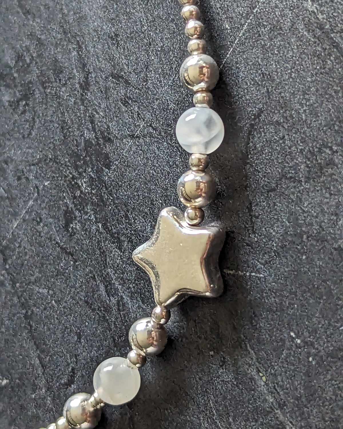 Silver hot sale star anklet