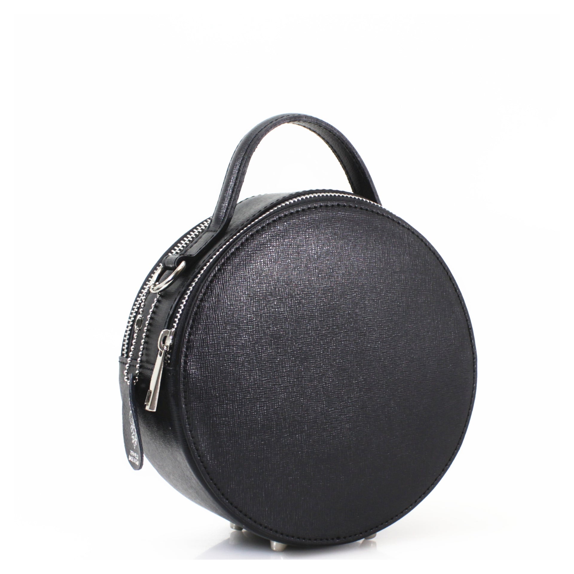 Leather Black Grab Bag